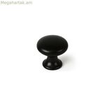 Դռան բռնակ Rei 760 սև մետաղական Ø 25 x 24 մմ 4 հատ