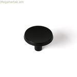 Դռան բռնակ Rei 774 սև մետաղական Ø 35 x 23 մմ (2 հատ)