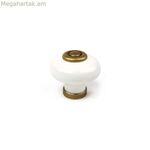 Դռան բռնակ Rei մետաղական մաշված, հնեցված ծածկույթով, 4 հատ