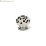 Դռան բռնակ Rei e506 Կապույտ մետաղական ծաղիկ Ø 40 x 36 մմ 4 հատ