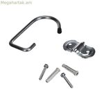 Կեռիկ Sauvic պողպատե երկաթե տանիքի հեծանիվի բեռնարկղը կախելու համար 13 սմ