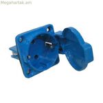 Խրոցակով հիմք Solera 931131 Schuko Կապույտ 250 V 16 A Ներկառուցված, ներկառուցված