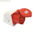 Խրոցակ Solera 932154 CETAC Կափարիչով Կարմիր 32 A Մակերեսային