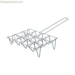 Բանջարեղենային գրիլ EDM 33,5 x 25 սմ մետաղական քրոմապատ