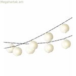 ԼԵԴ լամպերի պսակ Lumineo արտաքին արևային սպիտակ (7,5 մ)