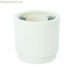 Ինքնաջրվող ծաղկաման Plastiken 4126 սպիտակ (Ø 26 սմ)