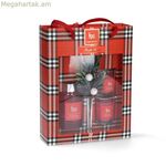 Նվերների հավաքածու՝ կախարդական լույսերով, կարմիր մրգերով, 4 հատ