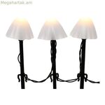 Դեկորատիվ լամպ բույսերի համար Lumineo 491762 Սպիտակ մինի սունկ (20 հատ)