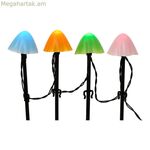 Բույսերի համար դեկորատիվ լամպ Lumineo 491763 Բազմագույն մինի սունկ (20 հատ)