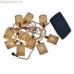 LED լամպերի պսակ Նոր այգի Օկինավա 8 մ 10 արևային