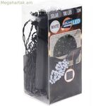 LED լամպերի պսակ՝ 10 մ երկարությամբ, սառը սպիտակ, արևային