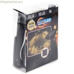 LED լամպերի պսակ՝ կյանքի տևողությամբ 7 մ, փափուկ կանաչ 2 մ, արևային