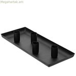 Մոմակալ KSD սև երկաթ 29 x 12 x 2 սմ