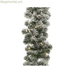 LED լամպերի պսակ Lumineo Imperial Snowfall փափուկ կանաչ 6,1 մ 30 սմ