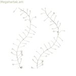 ԼԵԴ լամպերի պսակ Lumineo 3,6 Վտ Մեղմ կանաչ 5 մ 6 մ 1,2 մ