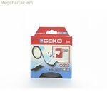 Երկկողմանի ժապավեն Geko սև 19 մմ x 5 մ