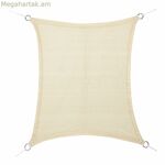 Ուղղանկյուն ստվերաներկ առագաստ Faura բեժ 4 x 6 մ ուղղանկյուն