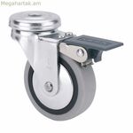 Rueda Ruedas Alex Grey Rubber Poliamix Ø 4 սմ 17 կգ պտտվող