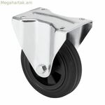 Rueda Ruedas Alex Black Rubber Poliamix Ø 12 սմ 110 կգ