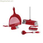 Մաքրման և պահպանման հավաքածու Dirt Devil չժանգոտվող պողպատից պատրաստված պլաստիկե տուփ (6 հատ)