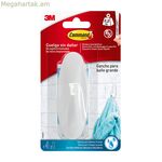 Կախելու կեռիկ 3M 2,2 կգ սպիտակ փայտ, պլաստիկ (1 հատ)