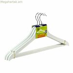 Կախիչներ Hidalgo սպիտակ փայտից (3 հատ)