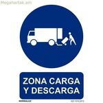 Sign Archivo 2000 «ZONA CARGA Y DESCARGA» պոլիպրոպիլեն 32 x 30 սմ