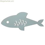 Նկար «Շնաձուկ» 36,2 x 15,88 սմ մետաղական բաց կապույտ