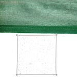 Shade Sail Vela sombreo կանաչ 500 x 500 x 0,5 սմ ծածկ