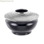 Ծաղկաման 21 x 21 x 11,5 սմ սև ալյումինե