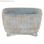 Ծաղկաման 22,7 x 22,7 x 13,5 սմ ցեմենտ
