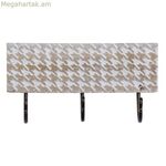 Պատին ամրացվող կախիչ 30 x 7 x 16 սմ մետաղական փայտ