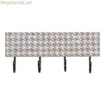 Պատին ամրացվող կախիչ 38 x 7 x 17 սմ մետաղական փայտ