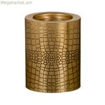 Մոմակալ՝ ոսկեգույն մետաղական, 12 x 12 x 15 սմ