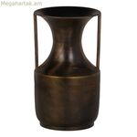 Ծաղկաման 17 x 17 x 29 սմ, ոսկեգույն մետաղ