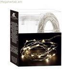 Լույսերի ժապավեն՝ տաք LED լույս 1,9 մ