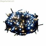 LED լամպերի պսակ 6 Վտ սպիտակ, բաց կանաչ 25 մ 24 X 14,5 X 12 սմ