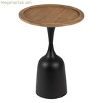 Կողքի սեղան՝ սև, ոսկեգույն, երկաթե, 40 x 40 x 52 սմ