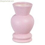 Վարդագույն կերամիկական ծաղկաման 11 x 11 x 17 սմ