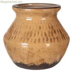 Ծաղկաման՝ շագանակագույն կերամիկական 15,5 x 15,5 x 15 սմ