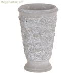 Մոխրագույն ցեմենտե ծաղկաման 18 x 18 x 28 սմ