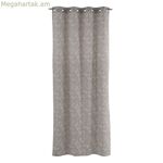 Վարագույր մոխրագույն ծաղիկներով 140 x 260 սմ