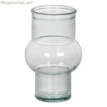 Վերամշակված ապակուց ծաղկաման 11 x 11 x 17 սմ