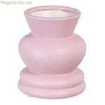 Վարդագույն կերամիկական ծաղկաման 10,5 x 10,5 x 13 սմ