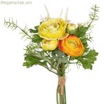 Դեկորատիվ ծաղիկ կանաչ նարնջագույն 20 x 20 x 32 սմ