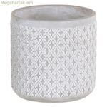 Մոխրագույն ցեմենտե ծաղկաման 14 x 14 x 14 սմ