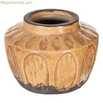 Ծաղկաման շագանակագույն կերամիկական 11,5 X 11,5 X 8,5 սմ