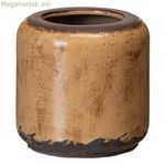 Ծաղկաման շագանակագույն կերամիկական 11,5 x 11,5 x 11,5 սմ