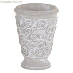 Մոխրագույն ցեմենտե ծաղկաման 13 x 13 x 17,5 սմ