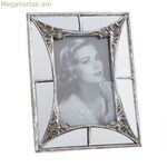 Լուսանկարի շրջանակ՝ արծաթե բյուրեղապակյա պոլիռեզին 10 x 15 սմ 17 X 2,1 X 22 սմ